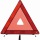 traffic safety car reflective warning triangle