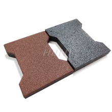 GUANGDONG FACTORY HUHA HIGH DENSITY DOG BONE RUBBER TILES