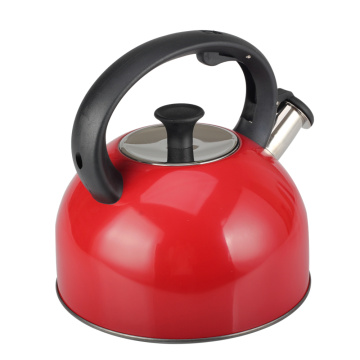 Household Red Whistling Kettle-Durable Handle