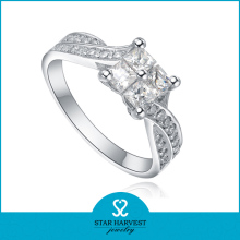 2016 latest wedding 5925 silver ring diamond