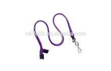 Flat Lanyard with Nickel-plated Swivel Hook