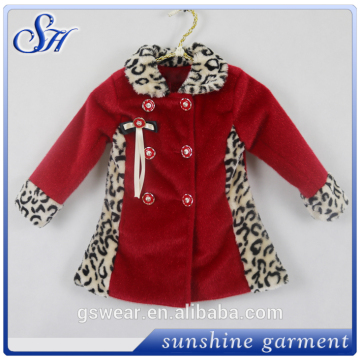 2016 Hot Selling Winter Woolen Coat For Chirldren Girls
