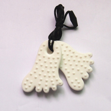 Organic Pendant&Silicone Teething Pendant Necklace&Silicone Baby Teether Pendant