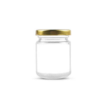 140ml glass jar with metal cap