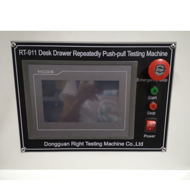 Desk Drawer Repeatedly Push Pull Force Test Stand Machine