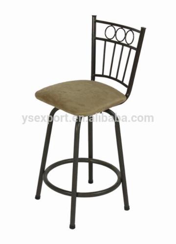 popular black metal bar stool industrial vintage stool high chair