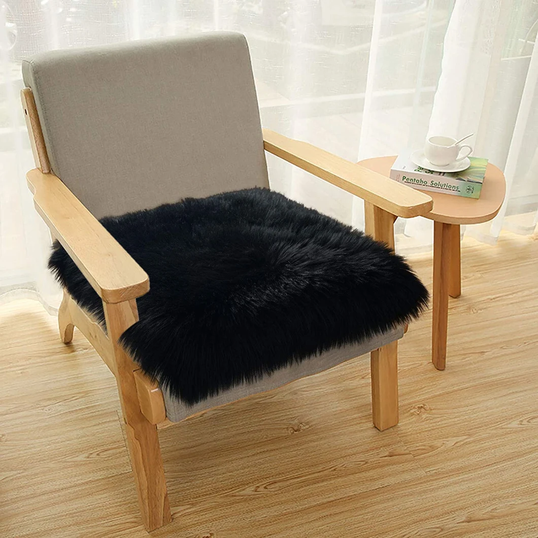 Factory Customizied Real Sheepskin Cushion