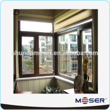 double casement window / wooden window frame / wooden windows grills