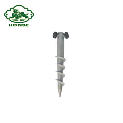 Kualitas Tinggi Hot Dicelup Galvanized Ground Spike Anchor