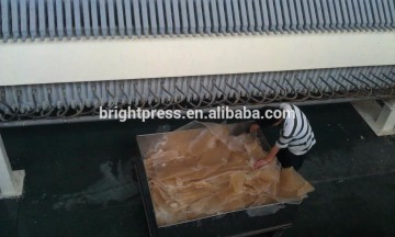 Agar, carrageenan dehydration filter press