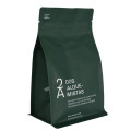 Impressão de bolsa de café com zíper de fundo plano personalizado