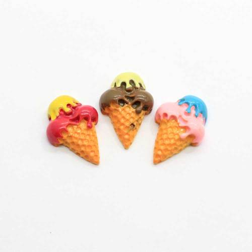 Bulk Resin Charms Kawaii Cartoon Popsicle Flatback Kolorowe Biżuteria Ozdoba Notatnik Zdobienie Akcesoria Diy