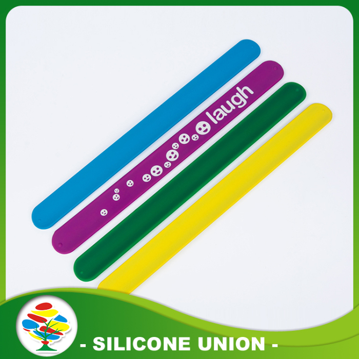 Silicone Print Slap Ruler Bracelet