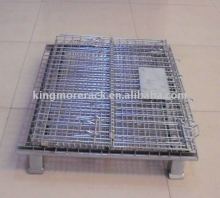 Storage stacking wire mesh container