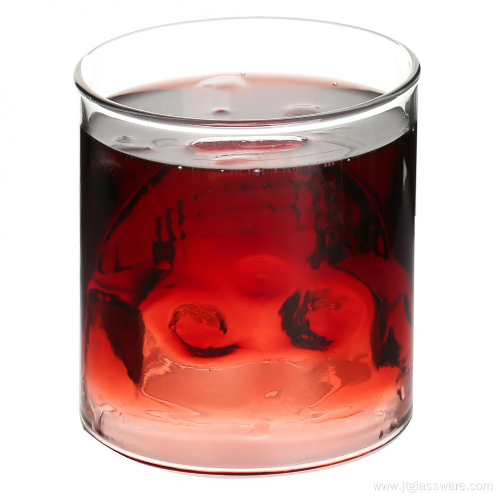 Wine glass stemless glass