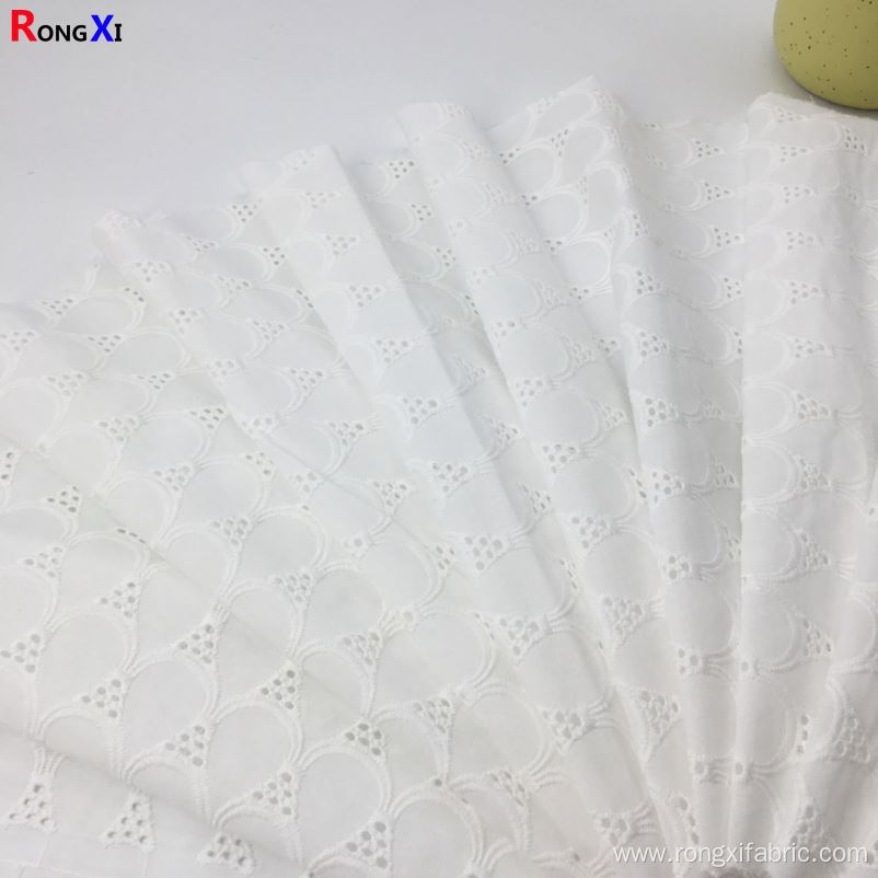New Design bedsheet 100% Cotton Lace Fabric Embroidery