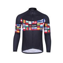 Breathable and Quick dry Long sleeve cycling jerseys for men
