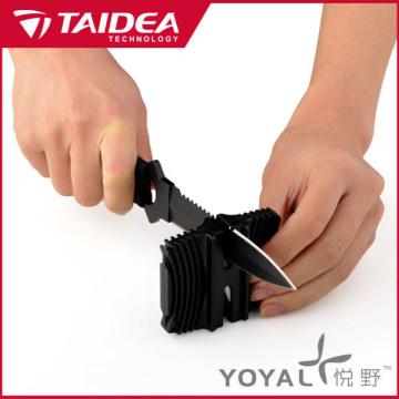 Hunting knife/fixed blade knife/camo coated hunting knife sharpener