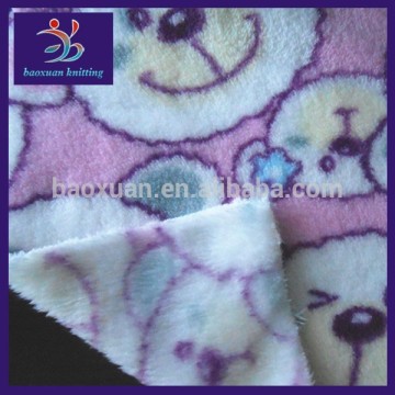super soft coral fleece sleepwear fabric