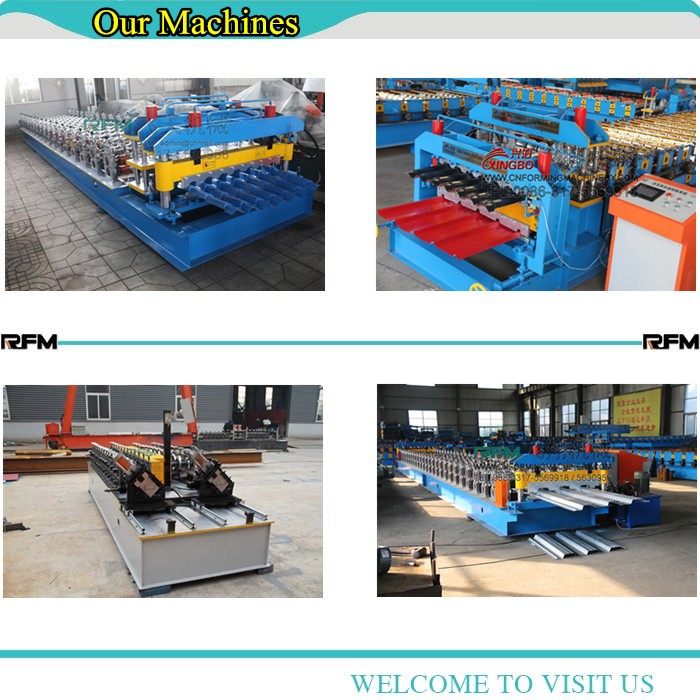 FX960 Steel step tile cold forming machinery steel glazed tile making machine