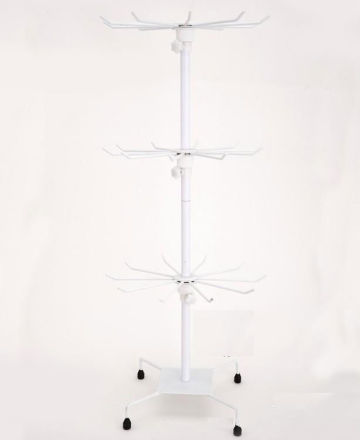 spinning counter top rack display