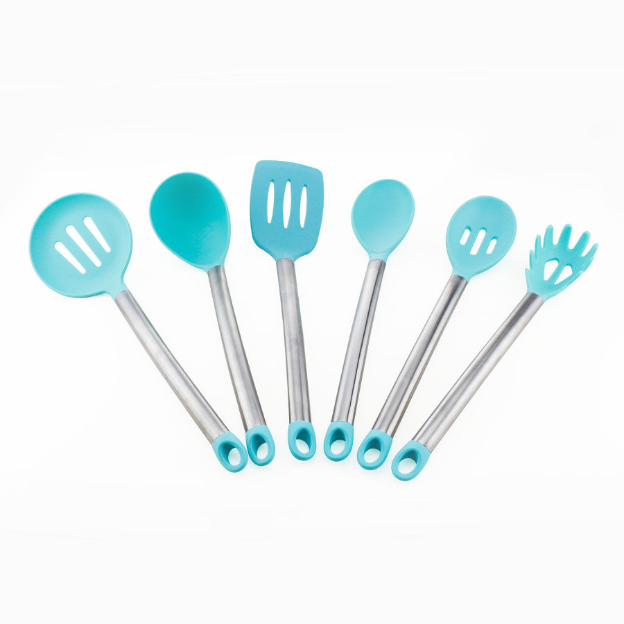 Set di utensili da cucina in nylon da 6 pezzi