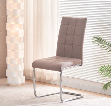 Contemporary High Back Dining Chairs without Arms