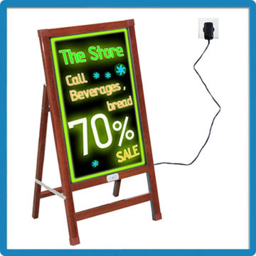 Factory price erasable neon led message writing board menu sign billboard