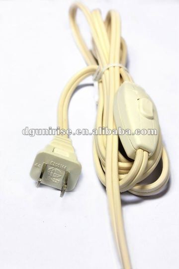 UL power cord with on/off switch