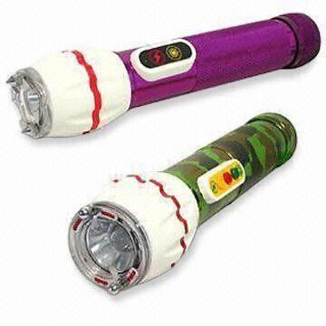 Power Recharge Stun Guns/Batons with Free Case, ODM Orders are Welcome, CE Certified