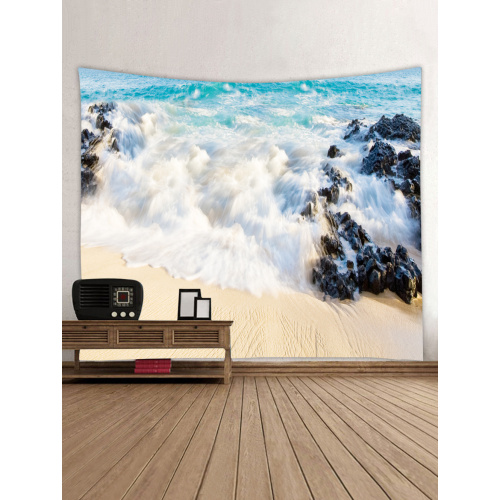 Tapestry Wall Hanging Ocean Beach Sea Series Tapestry Great Wave Reef Tapestry for Bedroom Home Dorm Decor