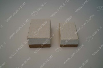 Handmade white rectangular gift box