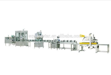 Linear automatic honey filling line