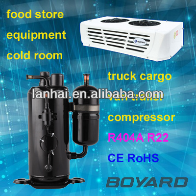 rotary 2-stage refrigerator compressor for chemical storage equipment