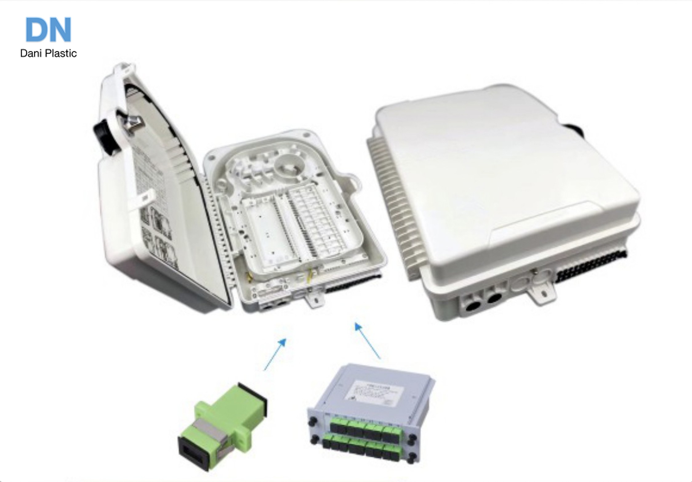 Boîte de distribution des séparateurs FTTH ftth splitter distribution box