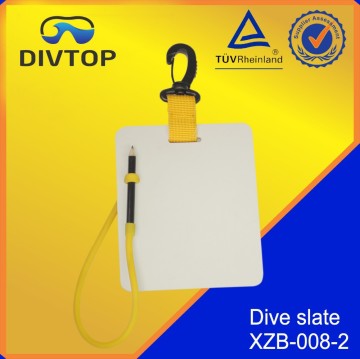 Underwater write board plate