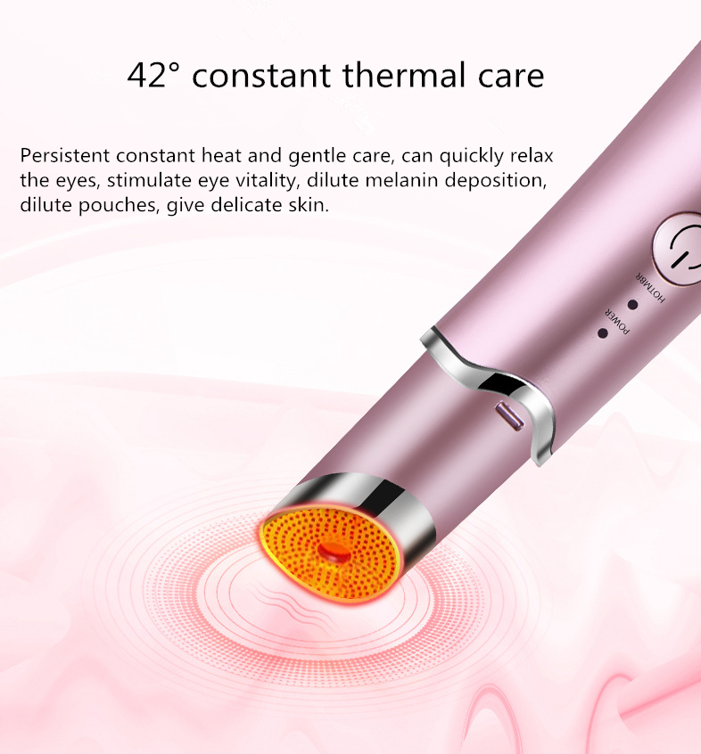 Beauty instrument eye massage instrument, lip tester facial heating vibration massage instrument.