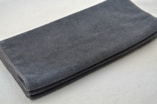 Warp Knitting Microfiber Grey Car Cleaning Towel Cloths