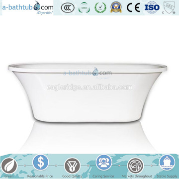 small oval bathtub/freestanding acrylic bathtub