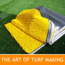 Yellow Artificial Grass for Sport Fields Marking