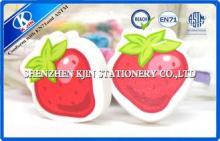 Strawberry Fruit Shaped Red Kids Erasers For School Student