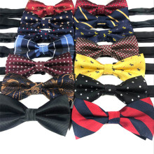 Wholesale OEM Custom Adjustable Pre-Tied Bow Ties for Men's Formal Events