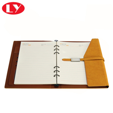 Professinal diary or business agenda notebook
