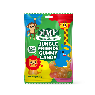 Colorful MMF Jungle Friends Gummy Candy for Kids