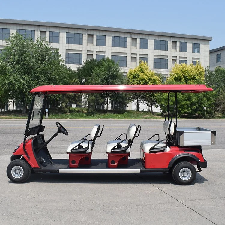 China Good Quality Trojan Battery 6 Seater Golf Car Trolley