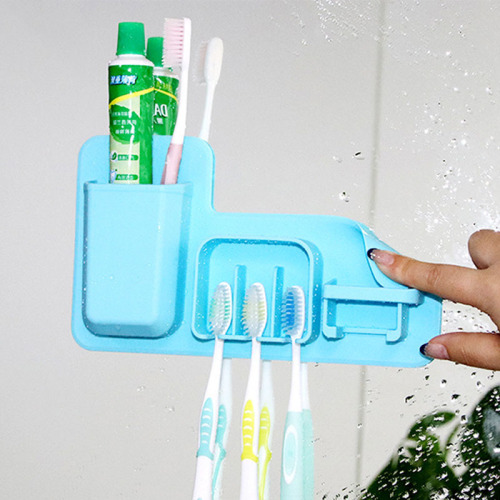 Custom Silicone Toothbrush Holder Toothpaste Razor Holder