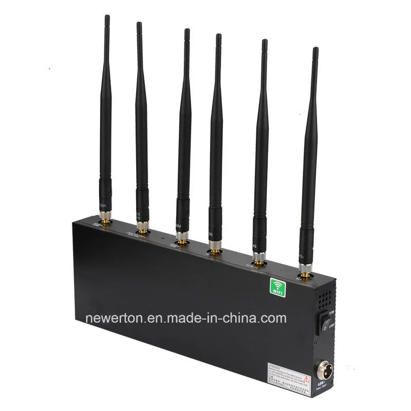 6-Antennas GSM 3G 4G Cell Phone Signal Jammer WiFi Blocker