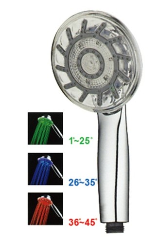 bathroom led ABS water saving hand shower in hot sale