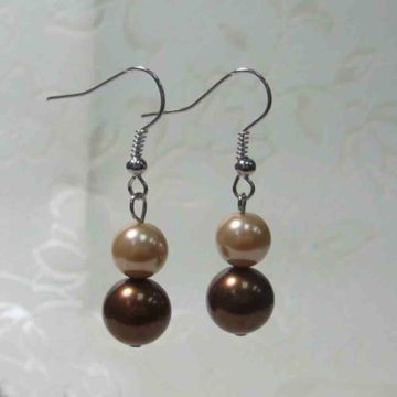 Attractive Factory Custom Pearl Dangle Earrings