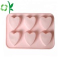 Εργαλεία ψησίματος σιλικόνης Heart 6Cavity Shape Chocolate Mold